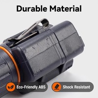 Linterna Frontal LED Súper Brillante de ABS, Recargable por USB, Alto Lumen, 90° de Enfoque Ajustable, Impermeable