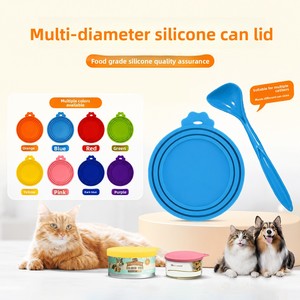 Coperchi in Silicone Rotondi per Lattine di Cibo per Cani e Gatti, 3-in-1, Sigillatura Ermetica per la Conservazione degli Alimenti (Dongguan) - Product Image 5