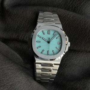 Montre mécanique automatique de luxe 3K Factory 40 mm pour homme, acier inoxydable, cadran bleu glace, verre saphir, fond transparent - Product Image 2