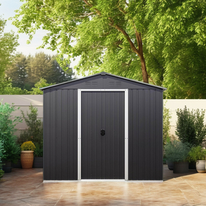 Armoire de rangement extérieure, abri de jardin étanche, bac de rangement de jardin - Product Image 6