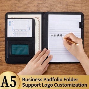 Da padfolio và danh mục đầu tư kinh doanh, nhỏ tùy chỉnh dễ thương padfolio A5, tùy chỉnh Vegan da thư mục - Product Image 2