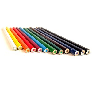 Custom School 12 colores Brasswood Lápiz de color pre-afilado de alta calidad Bonvan - Product Image 2