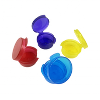 Pot à couvercle rabattable transparent/uni, emballage vide pour échantillons cosmétiques, boîte à charnière pour aliments et crèmes pour le visage – Prix usine