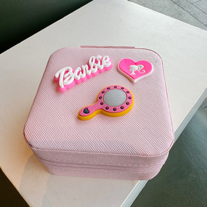 Caja de Almacenamiento de Joyas de <span class=keywords><strong>Viaje</strong></span> Portátil Moderna de Plástico PP <span class=keywords><strong>Plegable</strong></span> Flexible Cuadrada Pequeña, Organizador de Collares para Niñas de Gran Capacidad - Product Image 4