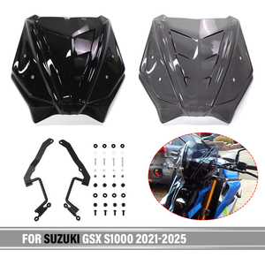 Pare-brise et déflecteur de vent pour moto SUZUKI GSX S1000 GSX-S1000 <span class=keywords><strong>GSXS</strong></span> 1000 <span class=keywords><strong>2021</strong></span> 2022 2023 2024 2025 - Product Image 3