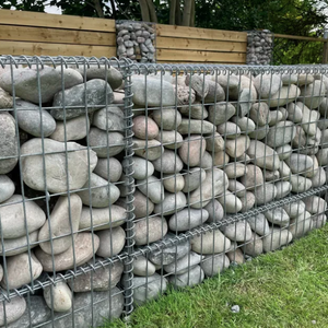 Caisse de gabion soudée de haute qualité 50x50mm 75x75mm avec trous 2x1x1m <span class=keywords><strong>pour</strong></span> décoration et outils de jardinage - Product Image 1