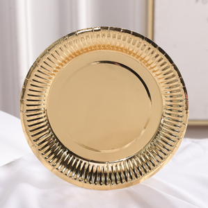 Hot Selling Cheap Price 7 Inch Disposable Birthday Wedding Party Paper <b>Plate</b> - Product Image 4