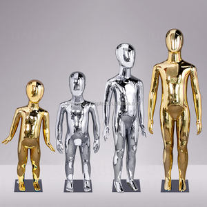<span class=keywords><strong>Mannequin</strong></span> de <span class=keywords><strong>poupée</strong></span> en plastique entièrement plaqué or, modèle pour enfants, présentoir pour vitrine de magasin de vêtements - Product Image 2
