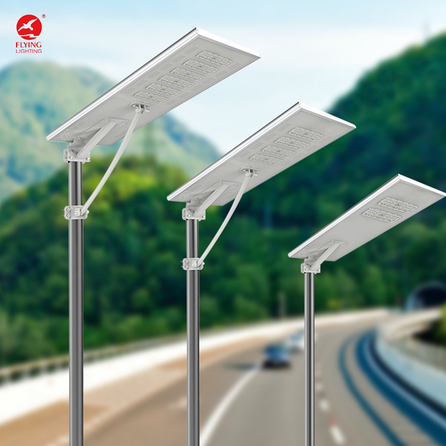 High Quality Solar Led Street Light for Road 50W/100W/150W Aluminum All-in-One Outdoor with Motion Sensor