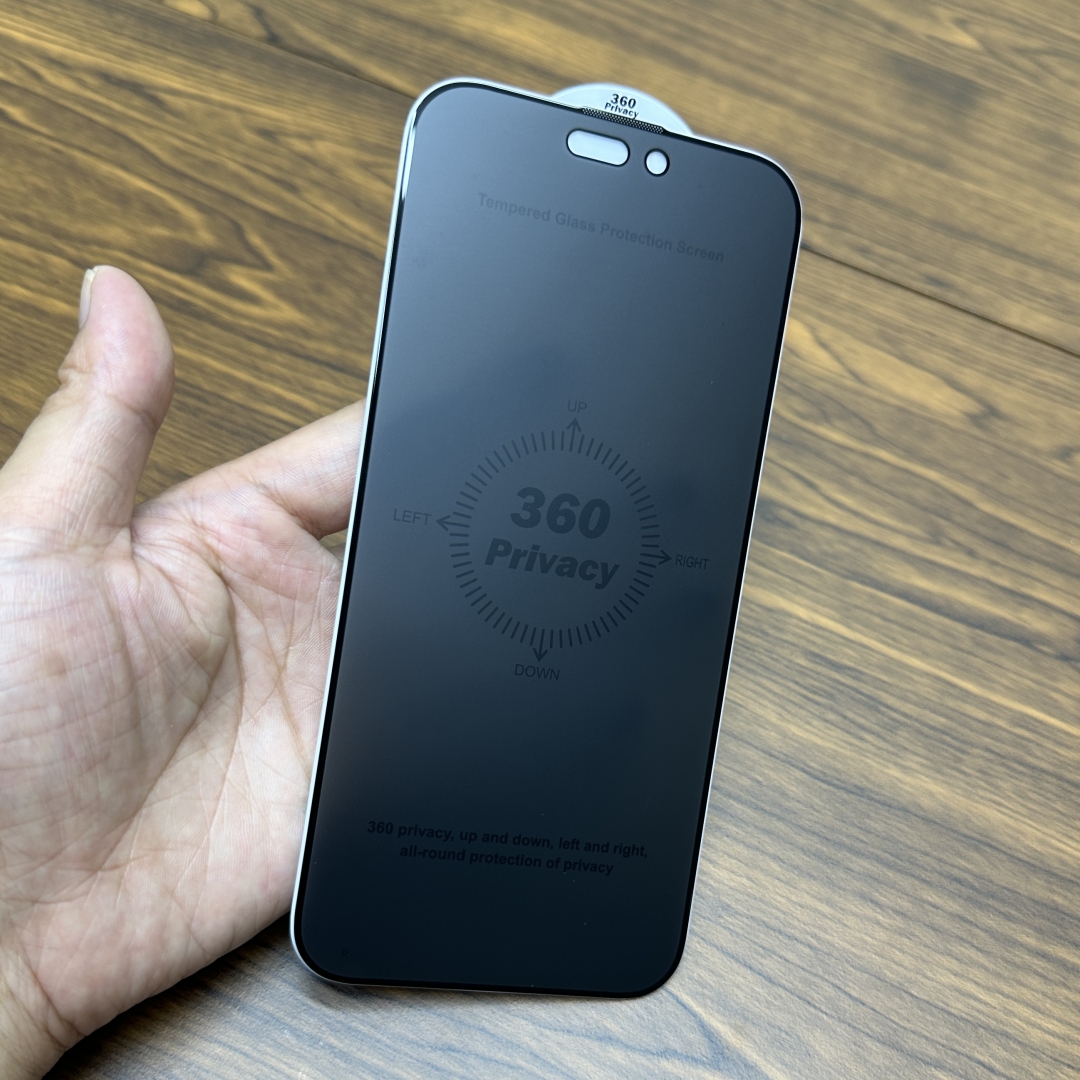 360-degree purple light screen privacy