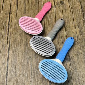 Cepillo Removedor de Pelo de Mascotas con Autolimpieza de un Clic, Peine Masajeador de Pelo para Perros y Gatos, Material TPR, Cepillo de Belleza para Mascotas para la Limpieza de Mascotas - Product Image 3