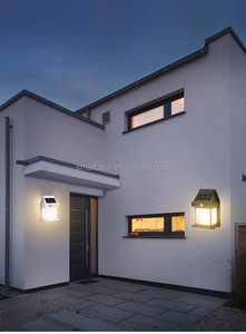 运动传感器防水太阳能门廊壁灯室外壁挂灯，带3种照明模式，适用于庭院车库庭院 - Product Image 5