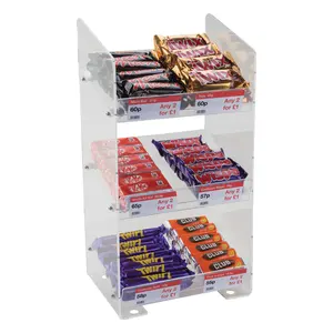 Espositore/Scaffale in Acrilico Plexiglass Personalizzato per Caramelle, Gomme da Masticare e Cioccolato, Vendita Diretta dalla Fabbrica per Supermercati/Negozi - Product Image 2
