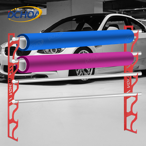 DCHOA Customizable Metal Display Rack Wall-Mounted <strong>Storage</strong> for 6 Rolls of <strong>Vinyl</strong> Stylish <strong>Storage</strong> Solution - Product Image 6