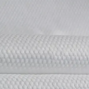 Tela no tejida Spunlace degradable de fibra de bambú 100% para toallitas húmedas