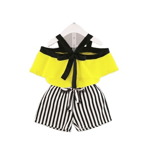 Ropa para Bebé Niña en Oferta, Top sin Mangas + Pantalones con Estampado de Rayas, Conjuntos de Ropa de Boutique de 2 Piezas para Niñas - Product Image 2
