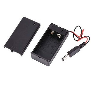 9v <span class=keywords><strong>6F22</strong></span> <span class=keywords><strong>6LR61</strong></span> boîtier de support de batterie avec couvercle interrupteur fil câble fils/broches - Product Image 4