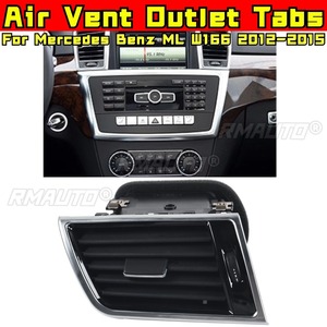 Pour Mercedes Benz ML W166 2012-2015 : Kits de style pour grilles d'aération avant centrales, clips de remplacement pour la rangée avant, kit carrosserie - Product Image 2