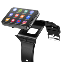 Montre connectée Android 4G avec WhatsApp, YouTube, caméra, carte SIM, appel vidéo, moniteur de fréquence cardiaque, téléphone-bracelet, grand écran pour les voyages d'affaires