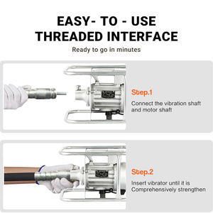 Ac 220V Điện một pha bê tông Vibrator máy 1.5kw 2HP rung động cơ - Product Image 3