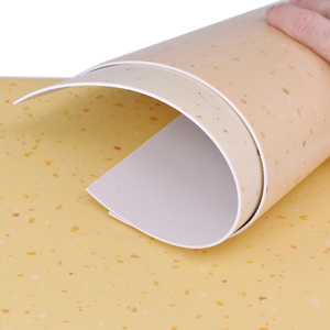 थोक वाटरप्रूफ रोल वाणिज्यिक फ्लोरिंगप्लास्टिक फर्श विनाइल pvc लिनोलियम रोल फ्लोर कवर इनडोर के लिए कालीन चटाई - Product Image 3