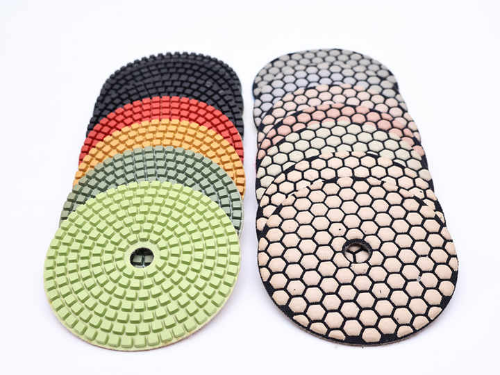 4 Inch 3mm Thick Diamond Wet Polishing Buffing Floor Pads (OEM) 100mm ...