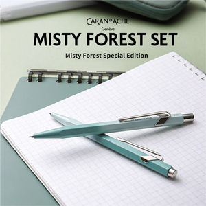 <span class=keywords><strong>CARAN</strong></span> <span class=keywords><strong>D</strong></span>'<span class=keywords><strong>ACHE</strong></span> pour Forêt Brumeuse 849/844 Stylo à bille à encre huileuse Crayon mécanique Ensemble étudiant Papeterie haut de gamme Encre noire 0,5 mm - Product Image 4