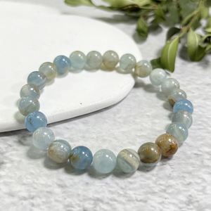 Bracelet en pierre naturelle avec perles de verre colorées, symbole d'amitié, sans intermédiaire, personnalisation en gros - Product Image 4