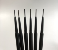 Crayon à sourcils vegan double embout waterproof, tenue forte, fin, noir et marron, 6 couleurs, avec marque privée
