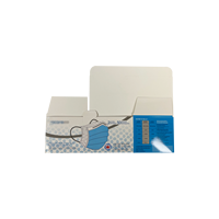 Boîte d'emballage de masque facial en carton blanc personnalisé avec doublure éponge UV avantage logo vide personnalisation utilisation d'enveloppe de parfum