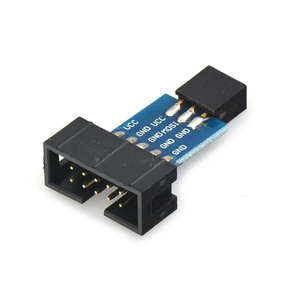 10Pin 6PiN แปลงเป็นมาตรฐาน10ขาเป็น6ขาอะแดปเตอร์บอร์ดสำหรับ <span class=keywords><strong>STK500</strong></span> Atmel AVRISP USP ISP <span class=keywords><strong>AVR</strong></span> - Product Image 3