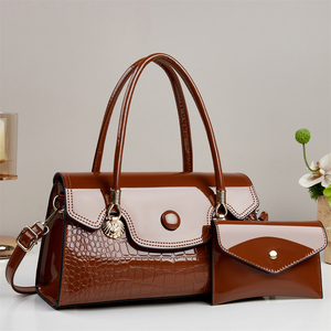 Nouvelle collection 2026 : Sacs à bandoulière de luxe pour <span class=keywords><strong>femme</strong></span>, motif crocodile, avec <span class=keywords><strong>portefeuille</strong></span> assorti – Vente en gros transfrontalière - Product Image 6