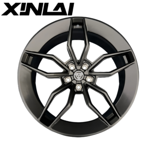 ล้อฟอร์จ XINLAI รุ่นใหม่ สีดำ ขอบดำขัดเงา 5 ก้าน ดีไซน์เว้าลึก ขนาด 19-22 นิ้ว 5x112 5x114.3 5x120 ชุด 4 ชิ้น สำหรับรถยนต์หรู - Product Image 5