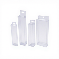 Boîtes d'emballage rectangulaires personnalisables en PET/PVC/PP transparent, respectueuses de l'environnement, avec logo/design graphique personnalisé pour les supermarchés et la vente au détail
