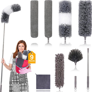 Hộ gia đình đa chức năng sợi nhỏ Khăn lau bụi có thể tháo rời lông có thể tháo rời khăn lau bụi làm sạch - Product Image 1