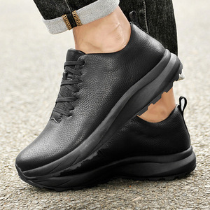Chaussures d'été pour hommes, semelle épaisse, antidérapantes, résistantes à l'usure, respirantes, légères, en maille, décontractées, pour le sport, tendance - Product Image 2