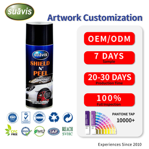 SUAVIS 400ML Shield N' Peel <span class=keywords><strong>Peinture</strong></span> en spray pelable, revêtement protecteur temporaire pour le detailing personnalisé des jantes et de la <span class=keywords><strong>carrosserie</strong></span> des voitures - Product Image 1
