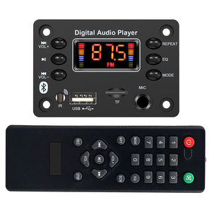 Vire 2*20W khuếch đại Máy nghe nhạc MP3 Board giải mã DC12-15V <span class=keywords><strong>Bluetooth</strong></span> 5.3 khuếch đại xe FM Radio module với microphone - Product Image 1