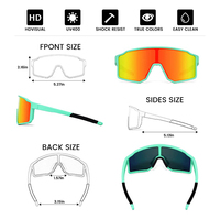 Lunettes de soleil sportives personnalisées pour enfants, verres polarisés anti-buée, lunettes de cyclisme et de course, protection UV400, lunettes de moto pour enfants OEM