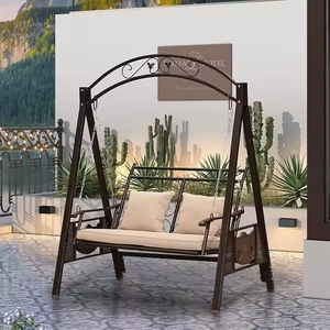 Impermeable al por mayor muebles de exterior jardín <span class=keywords><strong>hamaca</strong></span> <span class=keywords><strong>mecedora</strong></span> con soporte colgante al aire libre Patio columpio - Product Image 5