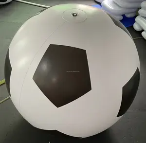 Bola Sepak bola tiup PVC besar tahan lama kualitas tinggi 100cm bola pantai besar untuk bermain dan periklanan