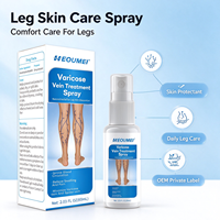 Spray de Soin pour la Peau des Jambes, Soin Corporel Topique pour l'Apparence de la Peau des Jambes, Service OEM/ODM Marque Privée pour Tous Types de Peau