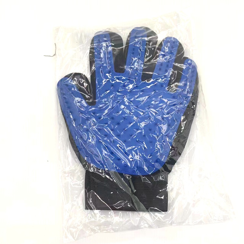 Blue left hand
