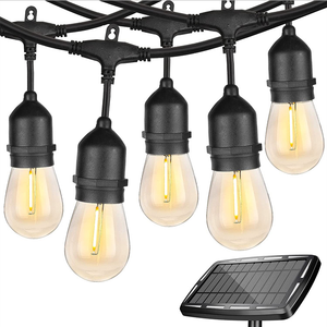 48ft E26 E27 Led Ampoule Extérieure étanche <span class=keywords><strong>Solaire</strong></span> <span class=keywords><strong>Guirlande</strong></span> Lumineuse En Vacances Éclairage S14 <span class=keywords><strong>Solaire</strong></span> <span class=keywords><strong>Guirlande</strong></span> Lumineuse Jardin Extérieur - Product Image 1