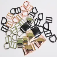 Multi Color Multi Size Quick Release Plastic Metalen Schuif Kant Gesp Voor Riem Halsband Tas Lanyard