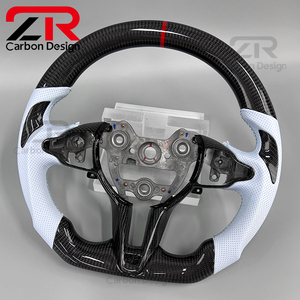 Accesorios para Automóviles <span class=keywords><strong>Hyundai</strong></span> Elantra N <span class=keywords><strong>GT</strong></span> I30N I20N <span class=keywords><strong>Line</strong></span> Sonata, Volante de Fibra de Carbono Personalizado con Calefacción - Product Image 2