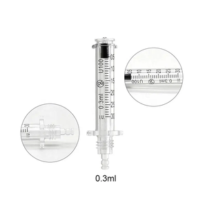 Vente en gros Ampoule en plastique jetable 0.5ml 0.3ml Ampoule en plastique sans aiguille avec <span class=keywords><strong>seringue</strong></span> - Product Image 1