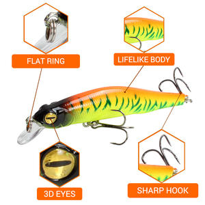 9cm / 8.4g Minnow Artificial Hard Bait Custom sgombro esche da pesca in mare per <span class=keywords><strong>Yellow</strong></span> Check Carp,Topmouth Culter - Product Image 3