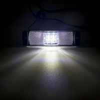 Feux latéraux de camion 12V 24V, étanches, 20 LED, feux de signalisation, feux d'avertissement rouge, jaune, blanc pour camion, bus