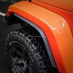 Extension de garde-boue de garniture d'ailes de voiture pour <span class=keywords><strong>Jeep</strong></span> pour <span class=keywords><strong>wrangler</strong></span> <span class=keywords><strong>JK</strong></span> 07-17 accessoires de voiture - Product Image 4
